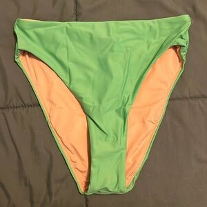 JCrew High Rise Bikini Bottom Green Size Small NWT